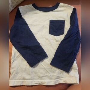 Garanimals Boys Toddler Long Sleeve 1 Pocket Tee Size 3T